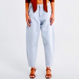 Zara Slouchy Denim Pants